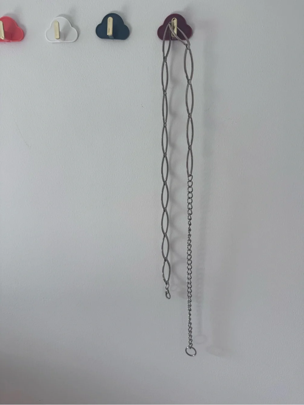 Vintage 90’s Silver-Tone Linked Chain Belt